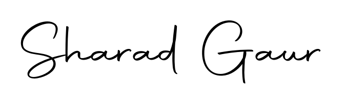 The Autography-DOLnW handwriting style adds charm and authenticity to name Sharad Gaur. A wonderful choice for personal thank-you notes. Sharad Gaur signature style 10 images and pictures png