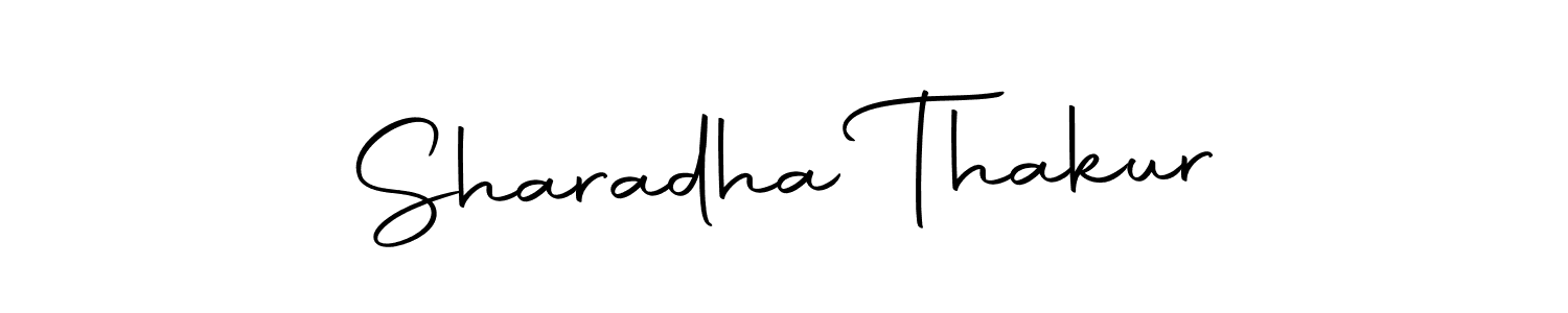 Create a beautiful signature design for name Sharadha Thakur. With this signature (Autography-DOLnW) fonts, you can make a handwritten signature for free. Sharadha Thakur signature style 10 images and pictures png