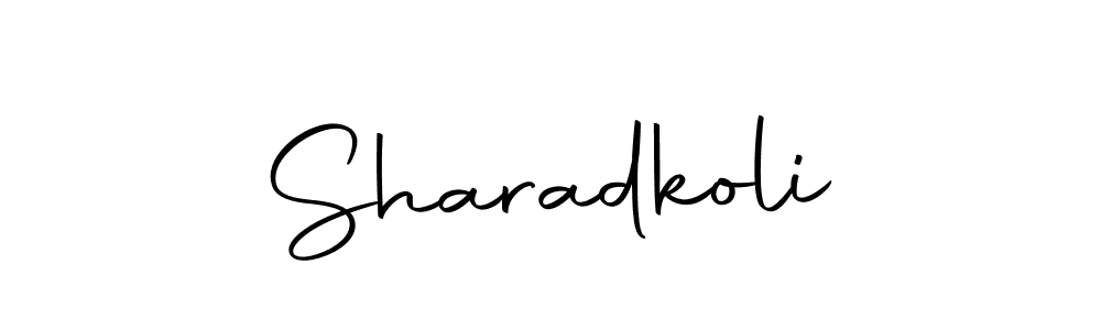 Design your own signature with our free online signature maker. With this signature software, you can create a handwritten (Autography-DOLnW) signature for name Sharadkoli. Sharadkoli signature style 10 images and pictures png