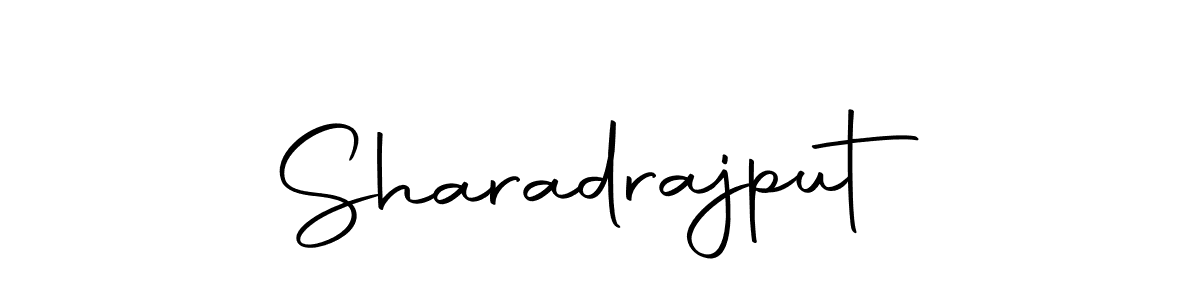 The best way (Autography-DOLnW) to make a short signature is to pick only two or three words in your name. The name Sharadrajput include a total of six letters. For converting this name. Sharadrajput signature style 10 images and pictures png