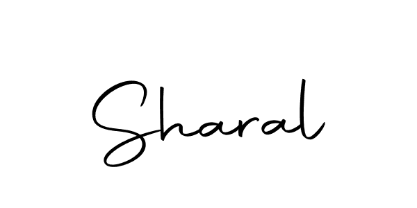 How to make Sharal signature? Autography-DOLnW is a professional autograph style. Create handwritten signature for Sharal name. Sharal signature style 10 images and pictures png