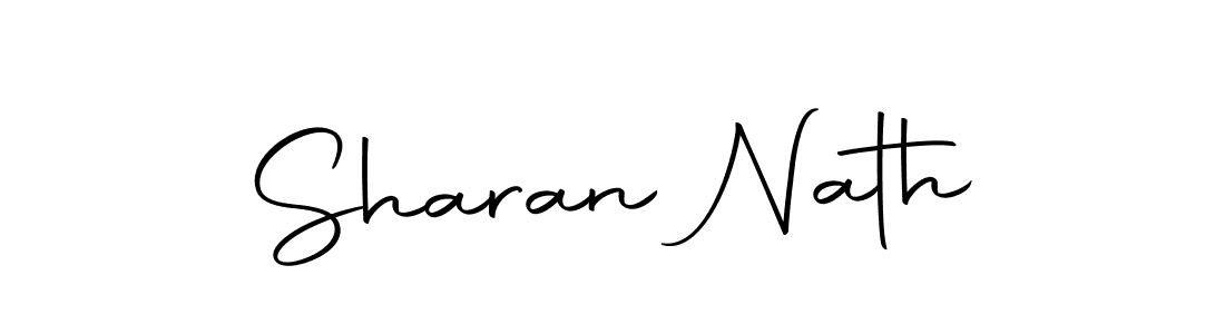 The best way (Autography-DOLnW) to make a short signature is to pick only two or three words in your name. The name Sharan Nath include a total of six letters. For converting this name. Sharan Nath signature style 10 images and pictures png