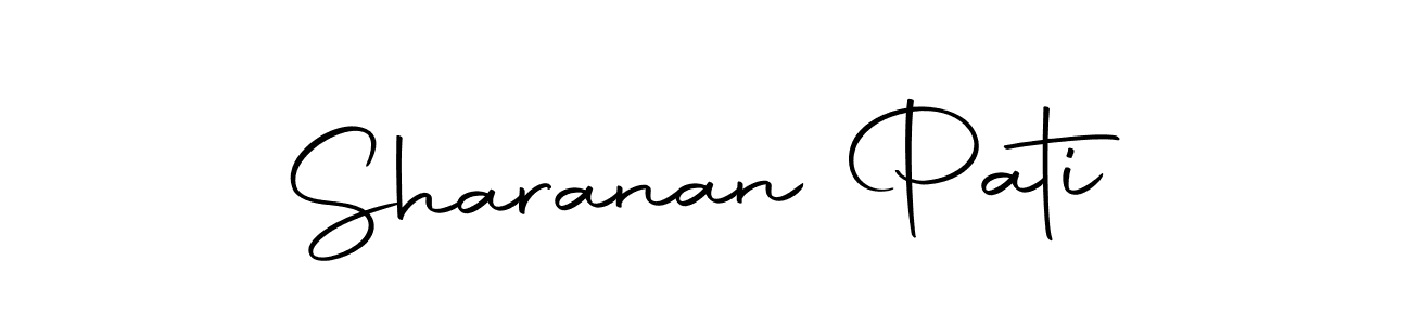 Use a signature maker to create a handwritten signature online. With this signature software, you can design (Autography-DOLnW) your own signature for name Sharanan Pati. Sharanan Pati signature style 10 images and pictures png