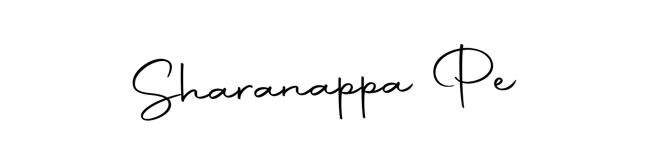 Create a beautiful signature design for name Sharanappa Pe. With this signature (Autography-DOLnW) fonts, you can make a handwritten signature for free. Sharanappa Pe signature style 10 images and pictures png