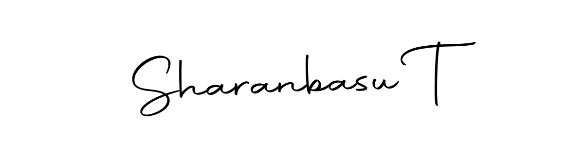 The best way (Autography-DOLnW) to make a short signature is to pick only two or three words in your name. The name Sharanbasu T include a total of six letters. For converting this name. Sharanbasu T signature style 10 images and pictures png
