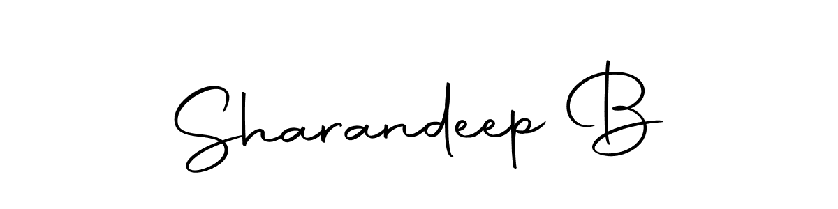 Also we have Sharandeep B name is the best signature style. Create professional handwritten signature collection using Autography-DOLnW autograph style. Sharandeep B signature style 10 images and pictures png