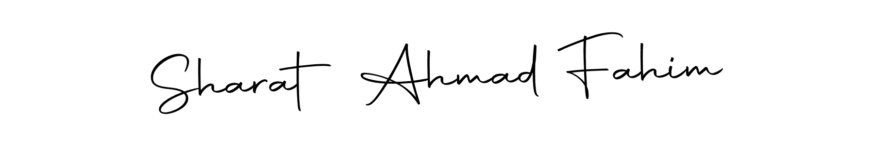 This is the best signature style for the Sharat Ahmad Fahim name. Also you like these signature font (Autography-DOLnW). Mix name signature. Sharat Ahmad Fahim signature style 10 images and pictures png