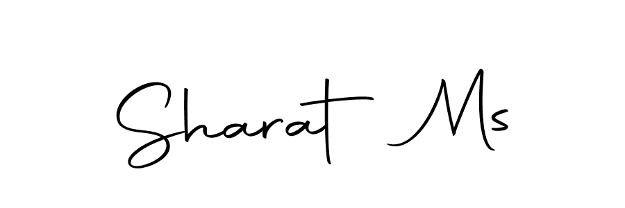 How to make Sharat Ms name signature. Use Autography-DOLnW style for creating short signs online. This is the latest handwritten sign. Sharat Ms signature style 10 images and pictures png