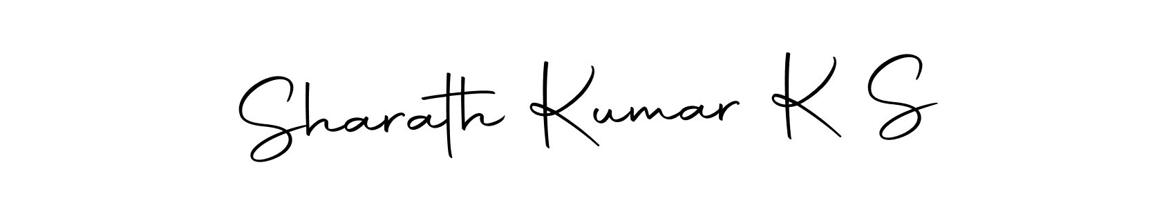 How to make Sharath Kumar K S name signature. Use Autography-DOLnW style for creating short signs online. This is the latest handwritten sign. Sharath Kumar K S signature style 10 images and pictures png