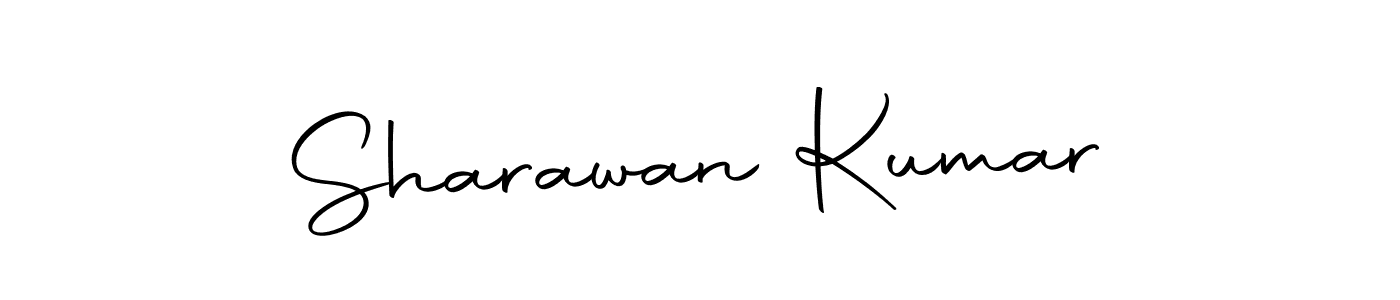 How to make Sharawan Kumar name signature. Use Autography-DOLnW style for creating short signs online. This is the latest handwritten sign. Sharawan Kumar signature style 10 images and pictures png