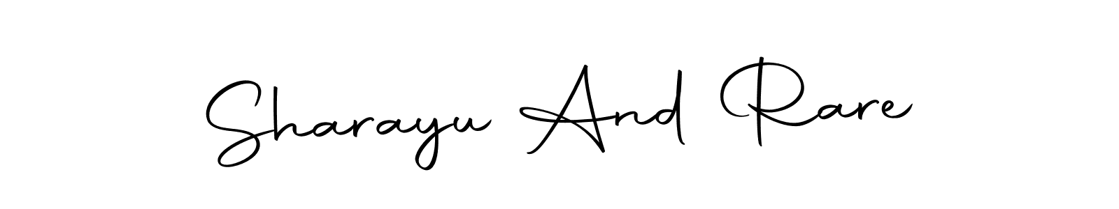Autography-DOLnW is a professional signature style that is perfect for those who want to add a touch of class to their signature. It is also a great choice for those who want to make their signature more unique. Get Sharayu And Rare name to fancy signature for free. Sharayu And Rare signature style 10 images and pictures png