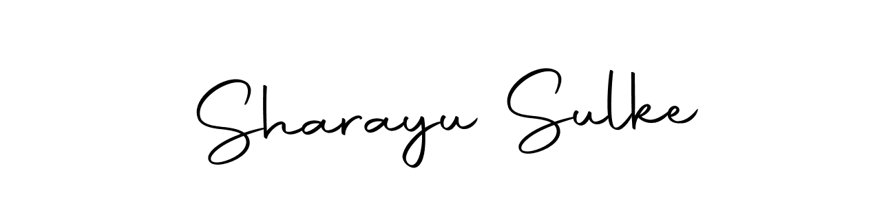 Use a signature maker to create a handwritten signature online. With this signature software, you can design (Autography-DOLnW) your own signature for name Sharayu Sulke. Sharayu Sulke signature style 10 images and pictures png