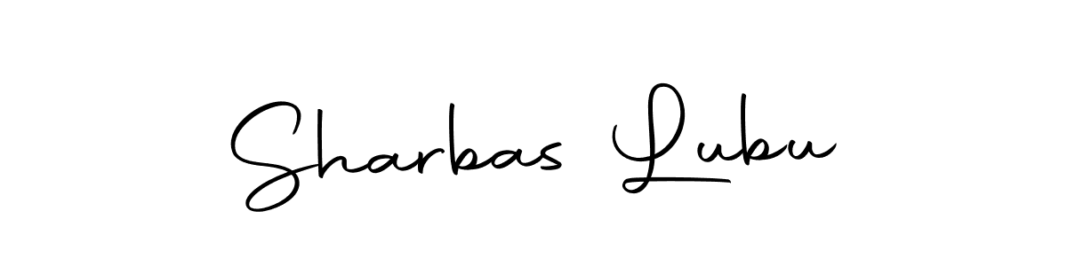 Once you've used our free online signature maker to create your best signature Autography-DOLnW style, it's time to enjoy all of the benefits that Sharbas Lubu name signing documents. Sharbas Lubu signature style 10 images and pictures png