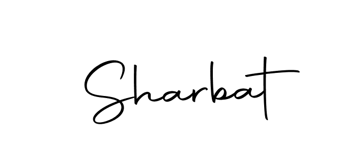 Create a beautiful signature design for name Sharbat. With this signature (Autography-DOLnW) fonts, you can make a handwritten signature for free. Sharbat signature style 10 images and pictures png