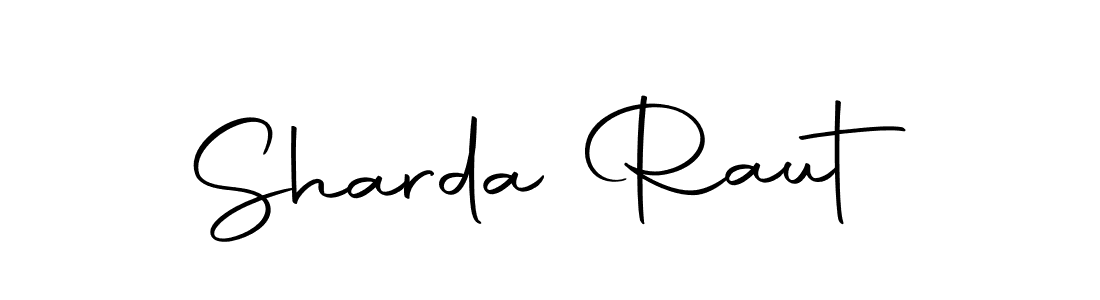 Create a beautiful signature design for name Sharda Raut. With this signature (Autography-DOLnW) fonts, you can make a handwritten signature for free. Sharda Raut signature style 10 images and pictures png