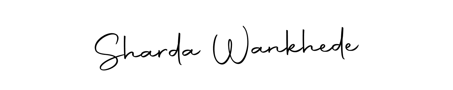 How to make Sharda Wankhede signature? Autography-DOLnW is a professional autograph style. Create handwritten signature for Sharda Wankhede name. Sharda Wankhede signature style 10 images and pictures png