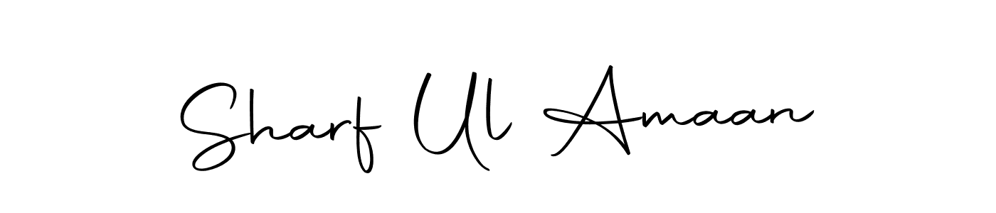 Use a signature maker to create a handwritten signature online. With this signature software, you can design (Autography-DOLnW) your own signature for name Sharf Ul Amaan. Sharf Ul Amaan signature style 10 images and pictures png