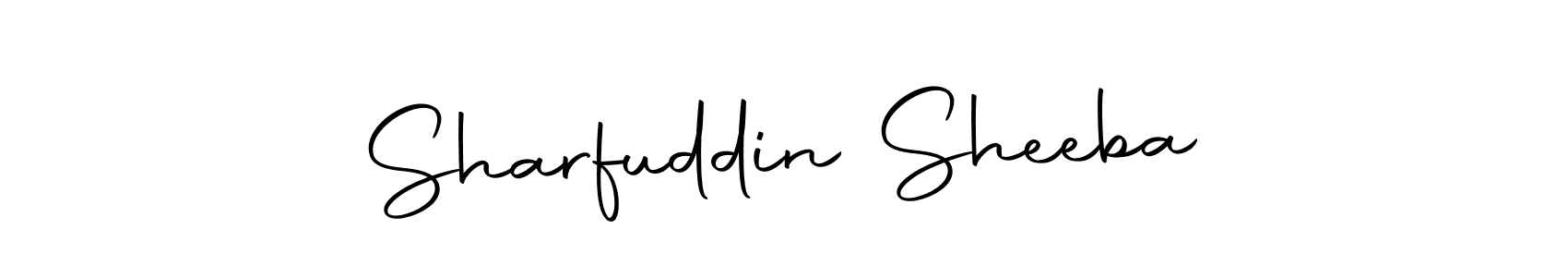 Sharfuddin Sheeba stylish signature style. Best Handwritten Sign (Autography-DOLnW) for my name. Handwritten Signature Collection Ideas for my name Sharfuddin Sheeba. Sharfuddin Sheeba signature style 10 images and pictures png