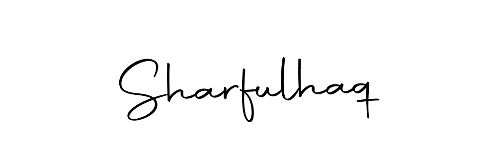 Create a beautiful signature design for name Sharfulhaq. With this signature (Autography-DOLnW) fonts, you can make a handwritten signature for free. Sharfulhaq signature style 10 images and pictures png