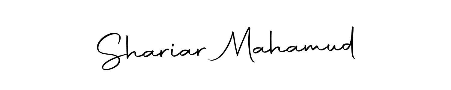 Create a beautiful signature design for name Shariar Mahamud. With this signature (Autography-DOLnW) fonts, you can make a handwritten signature for free. Shariar Mahamud signature style 10 images and pictures png