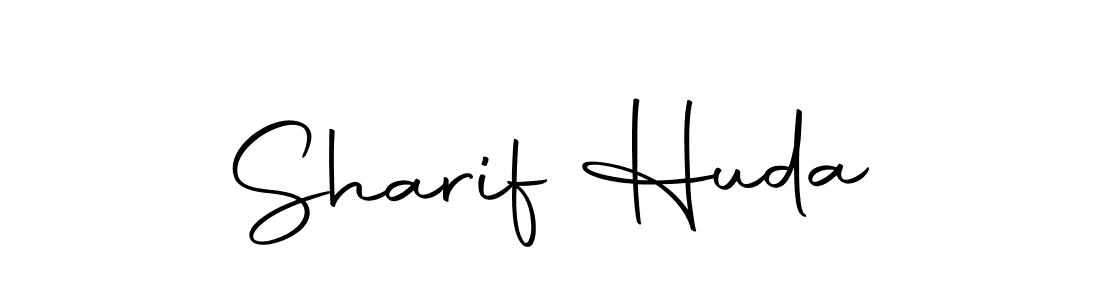 Design your own signature with our free online signature maker. With this signature software, you can create a handwritten (Autography-DOLnW) signature for name Sharif Huda. Sharif Huda signature style 10 images and pictures png
