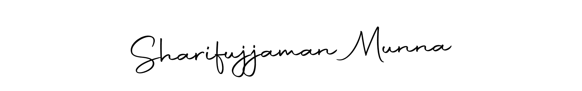 Sharifujjaman Munna stylish signature style. Best Handwritten Sign (Autography-DOLnW) for my name. Handwritten Signature Collection Ideas for my name Sharifujjaman Munna. Sharifujjaman Munna signature style 10 images and pictures png