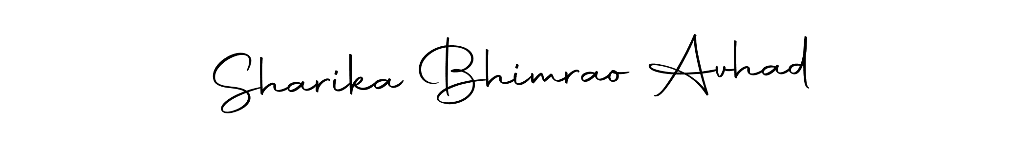 How to make Sharika Bhimrao Avhad name signature. Use Autography-DOLnW style for creating short signs online. This is the latest handwritten sign. Sharika Bhimrao Avhad signature style 10 images and pictures png