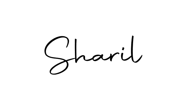 Make a beautiful signature design for name Sharil. With this signature (Autography-DOLnW) style, you can create a handwritten signature for free. Sharil signature style 10 images and pictures png