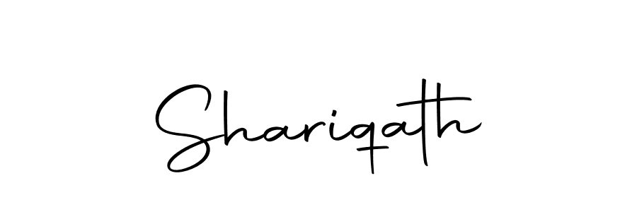 You should practise on your own different ways (Autography-DOLnW) to write your name (Shariqath) in signature. don't let someone else do it for you. Shariqath signature style 10 images and pictures png