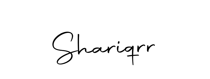 How to make Shariqrr name signature. Use Autography-DOLnW style for creating short signs online. This is the latest handwritten sign. Shariqrr signature style 10 images and pictures png