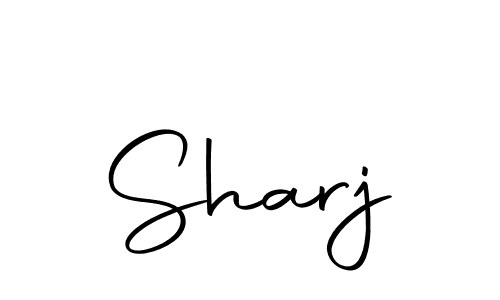 Create a beautiful signature design for name Sharj. With this signature (Autography-DOLnW) fonts, you can make a handwritten signature for free. Sharj signature style 10 images and pictures png