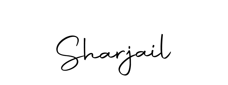 Make a beautiful signature design for name Sharjail. With this signature (Autography-DOLnW) style, you can create a handwritten signature for free. Sharjail signature style 10 images and pictures png