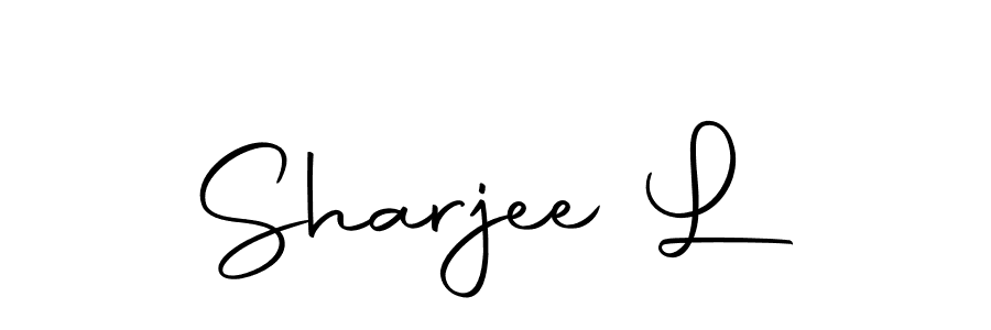 Make a beautiful signature design for name Sharjee L. With this signature (Autography-DOLnW) style, you can create a handwritten signature for free. Sharjee L signature style 10 images and pictures png