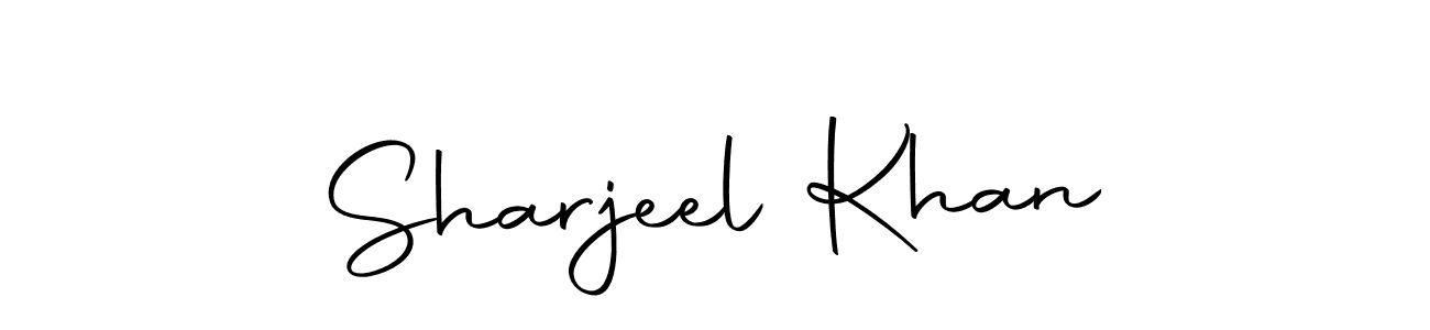 Design your own signature with our free online signature maker. With this signature software, you can create a handwritten (Autography-DOLnW) signature for name Sharjeel Khan. Sharjeel Khan signature style 10 images and pictures png