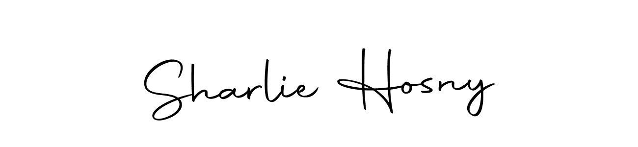 How to make Sharlie Hosny signature? Autography-DOLnW is a professional autograph style. Create handwritten signature for Sharlie Hosny name. Sharlie Hosny signature style 10 images and pictures png