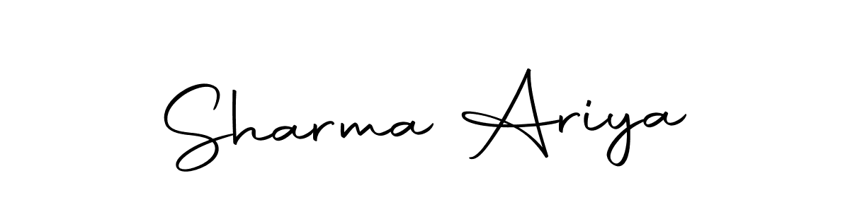 Use a signature maker to create a handwritten signature online. With this signature software, you can design (Autography-DOLnW) your own signature for name Sharma Ariya. Sharma Ariya signature style 10 images and pictures png