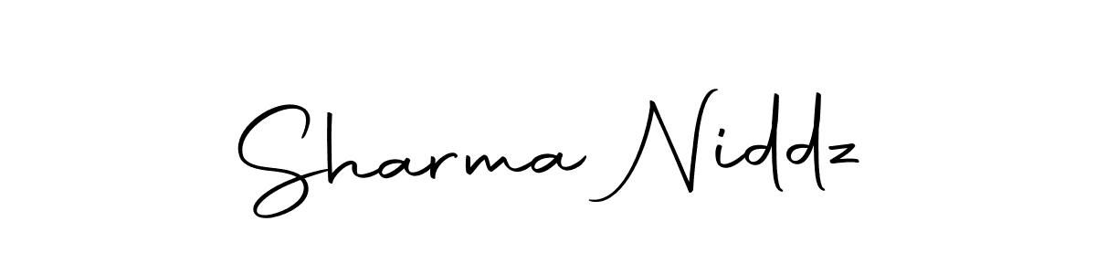 Sharma Niddz stylish signature style. Best Handwritten Sign (Autography-DOLnW) for my name. Handwritten Signature Collection Ideas for my name Sharma Niddz. Sharma Niddz signature style 10 images and pictures png