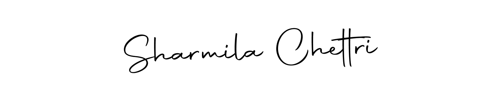 Sharmila Chettri stylish signature style. Best Handwritten Sign (Autography-DOLnW) for my name. Handwritten Signature Collection Ideas for my name Sharmila Chettri. Sharmila Chettri signature style 10 images and pictures png
