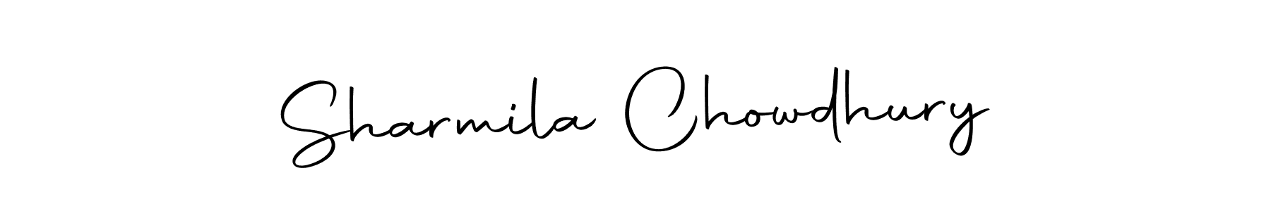 How to make Sharmila Chowdhury signature? Autography-DOLnW is a professional autograph style. Create handwritten signature for Sharmila Chowdhury name. Sharmila Chowdhury signature style 10 images and pictures png