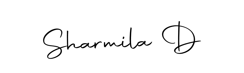 You should practise on your own different ways (Autography-DOLnW) to write your name (Sharmila D) in signature. don't let someone else do it for you. Sharmila D signature style 10 images and pictures png