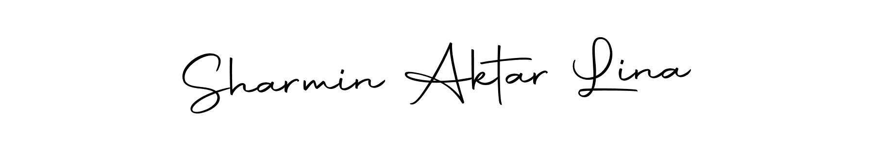 This is the best signature style for the Sharmin Aktar Lina name. Also you like these signature font (Autography-DOLnW). Mix name signature. Sharmin Aktar Lina signature style 10 images and pictures png