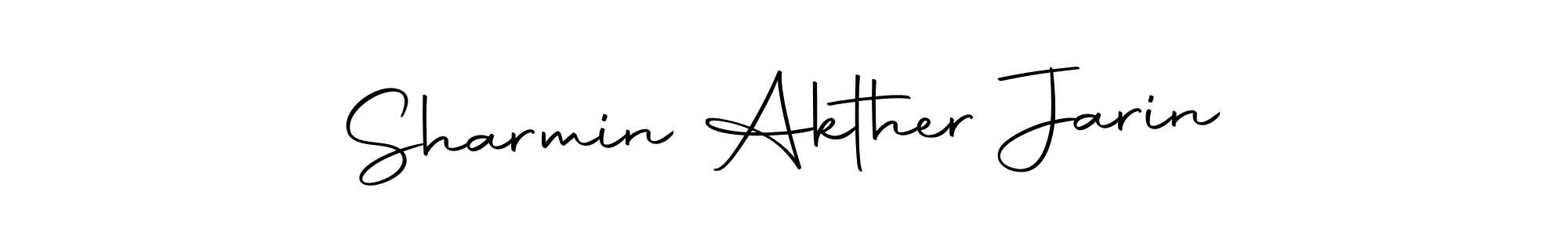 The best way (Autography-DOLnW) to make a short signature is to pick only two or three words in your name. The name Sharmin Akther Jarin include a total of six letters. For converting this name. Sharmin Akther Jarin signature style 10 images and pictures png