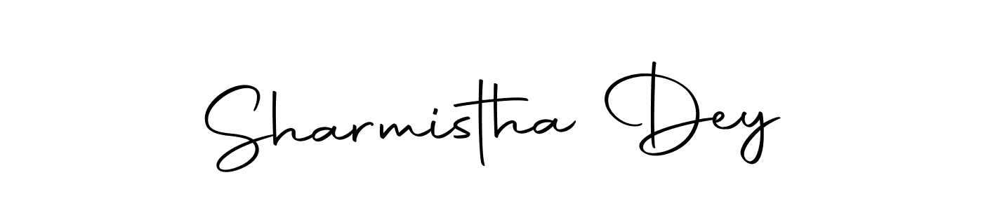 How to make Sharmistha Dey signature? Autography-DOLnW is a professional autograph style. Create handwritten signature for Sharmistha Dey name. Sharmistha Dey signature style 10 images and pictures png