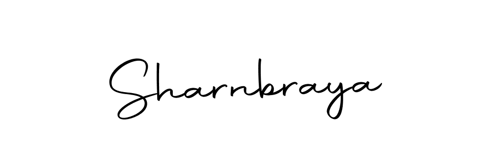 Autography-DOLnW is a professional signature style that is perfect for those who want to add a touch of class to their signature. It is also a great choice for those who want to make their signature more unique. Get Sharnbraya name to fancy signature for free. Sharnbraya signature style 10 images and pictures png