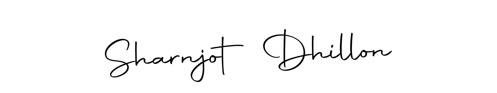 Use a signature maker to create a handwritten signature online. With this signature software, you can design (Autography-DOLnW) your own signature for name Sharnjot Dhillon. Sharnjot Dhillon signature style 10 images and pictures png