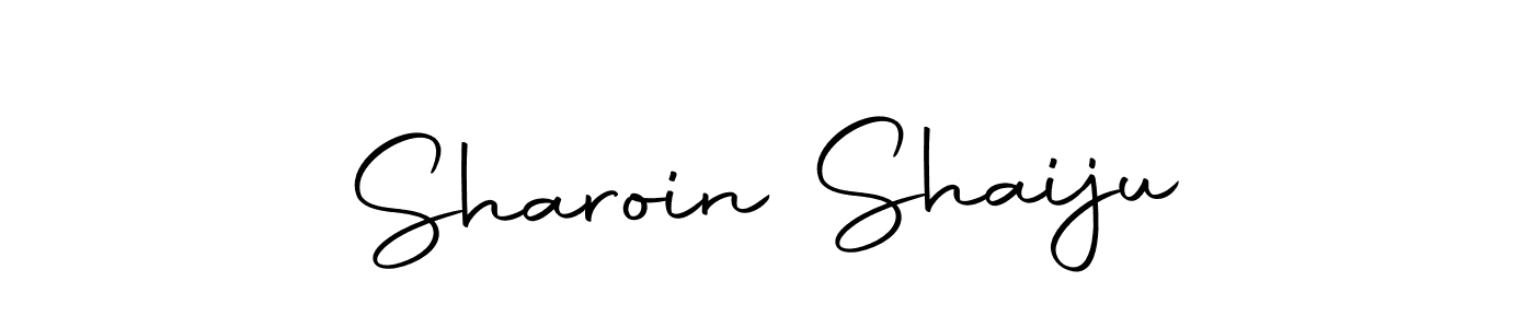 The best way (Autography-DOLnW) to make a short signature is to pick only two or three words in your name. The name Sharoin Shaiju include a total of six letters. For converting this name. Sharoin Shaiju signature style 10 images and pictures png