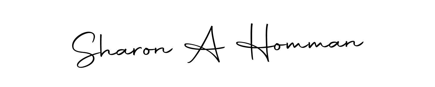 Also we have Sharon A Homman name is the best signature style. Create professional handwritten signature collection using Autography-DOLnW autograph style. Sharon A Homman signature style 10 images and pictures png