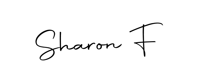 How to make Sharon F signature? Autography-DOLnW is a professional autograph style. Create handwritten signature for Sharon F name. Sharon F signature style 10 images and pictures png