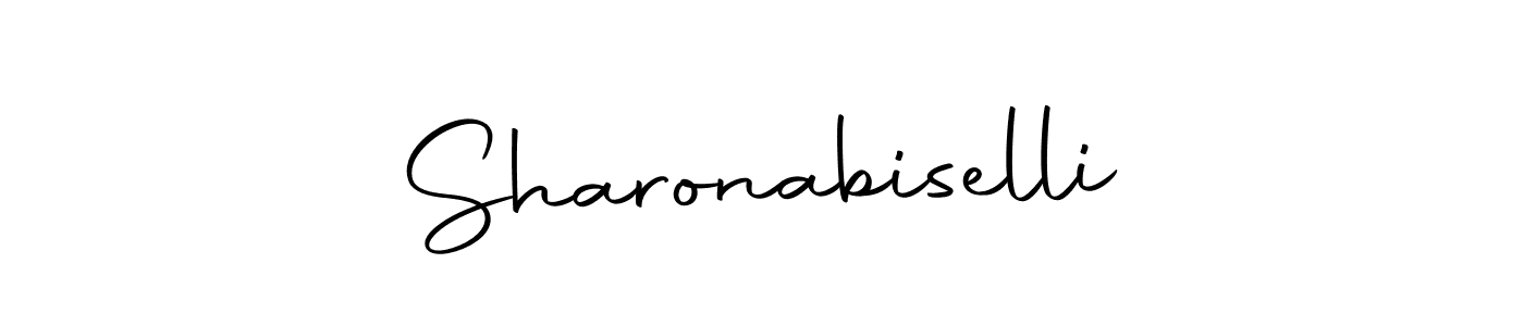 Use a signature maker to create a handwritten signature online. With this signature software, you can design (Autography-DOLnW) your own signature for name Sharonabiselli. Sharonabiselli signature style 10 images and pictures png