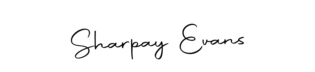 Design your own signature with our free online signature maker. With this signature software, you can create a handwritten (Autography-DOLnW) signature for name Sharpay Evans. Sharpay Evans signature style 10 images and pictures png